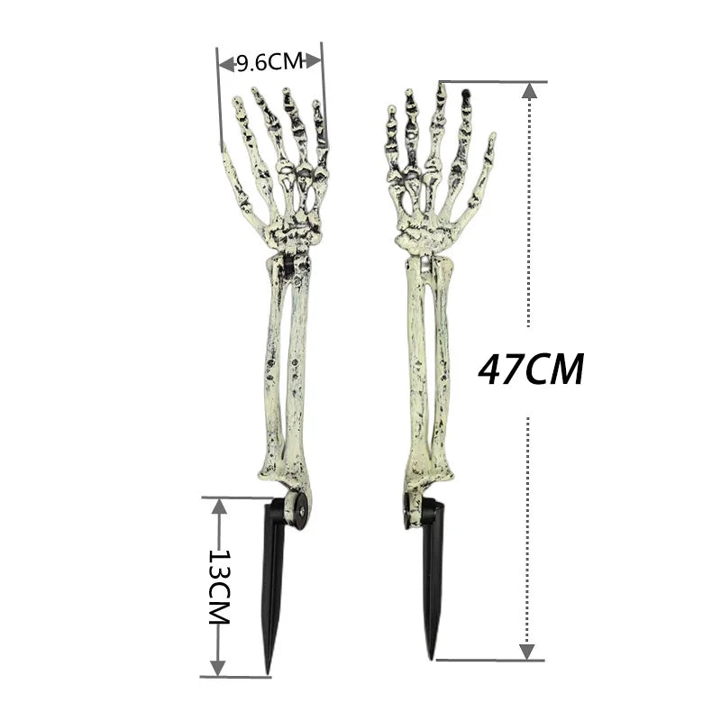 Skeleton LED Ghost Hand for Halloween Garden Decoration