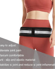 Sacroiliac SI Joint Hip Belt Lower Back Support-Hip Braces for Hip Pain Pelvic Support Belt Sciatica Pelvis Lumbar