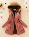 Fleece Puffer Jacket Winter Coat for Women