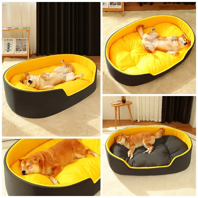 Pet Dog Bed Warm Cushion for Large Medium Small Dogs Sleeping Beds Double-Side Cats House Sofa Kennel Mat Blanket Pet Products