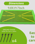 Golf Training Mat for Swing Detection Batting Path for Indoor Outdoor