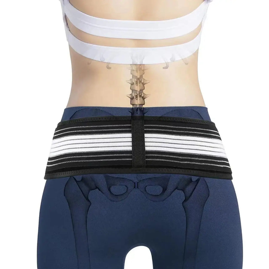 Sacroiliac SI Joint Hip Belt Lower Back Support-Hip Braces for Hip Pain Pelvic Support Belt Sciatica Pelvis Lumbar