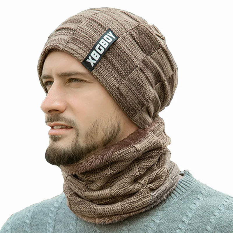 Comfortable Winter Pullover Hat/Scarf  for Men