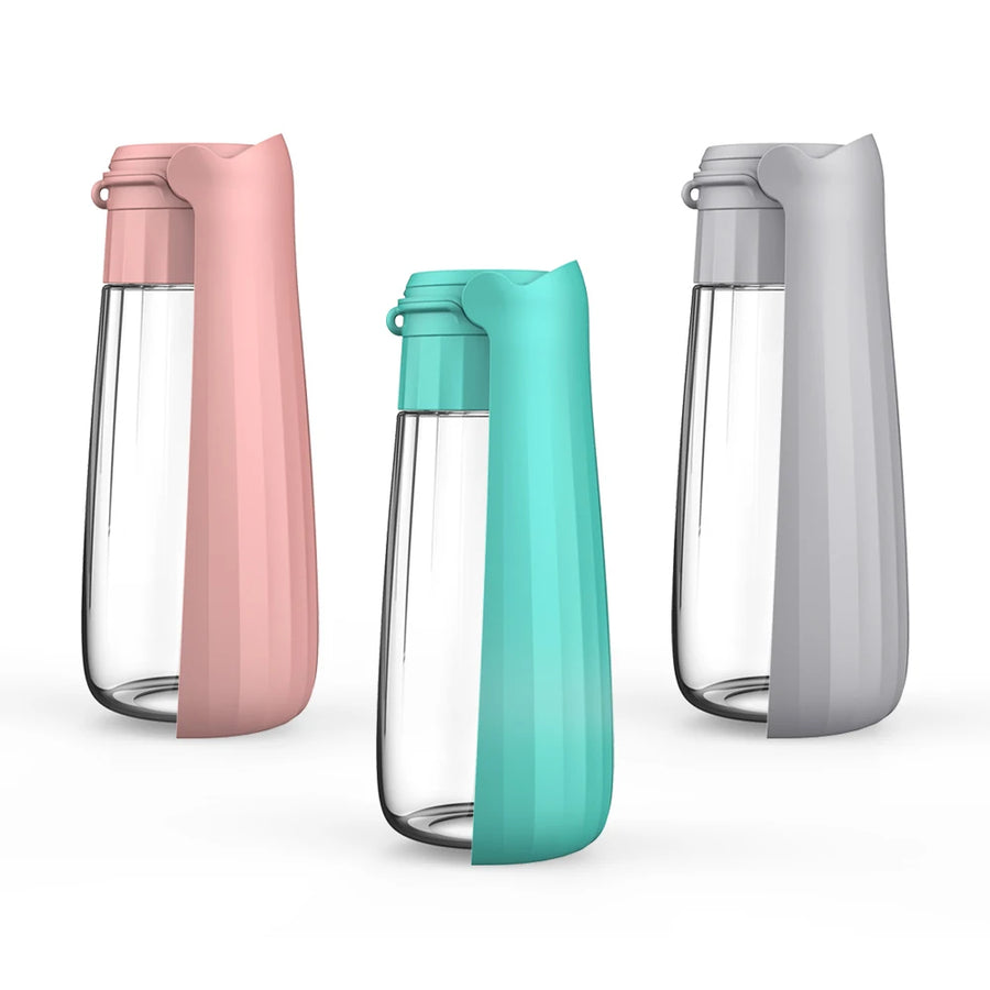 Foldable Portable Water Bottle Dispenser For Small or Large Dogs