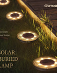 Waterproof LED Outdoor Solar Power Ground Lighting - Garden Decoration Lamp