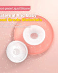 Silicone Breast Milk Collector Wearable Shell Prevent Milk Leakage Nipple Protector (BPA Free)