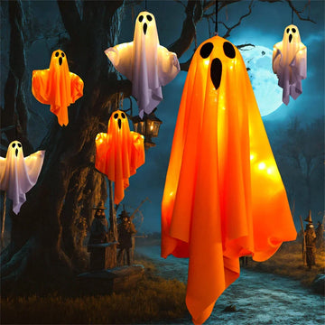 Halloween LED Glow Ghost Lights for Home Indoor Outdoor