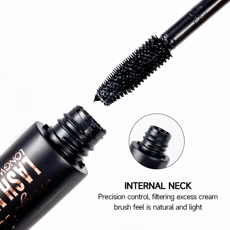 Silk Fiber Black Mascara plus Waterproof - Eyelash Extension Thick Lengthening Eye Lashes Cosmetic