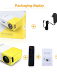 Portable 1080P Home Theater Projector